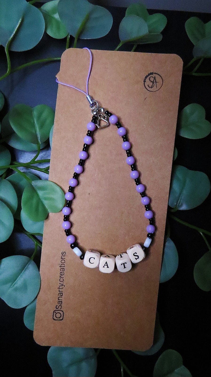 Phone cord word cats